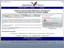 Tablet Screenshot of americanflyersmorristown.net